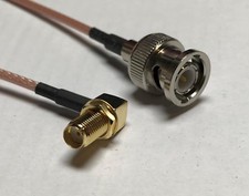 BNC Male to SMA Female Angle Coaxial RG316 COAXIAL CABLE Wireless Antenna USA