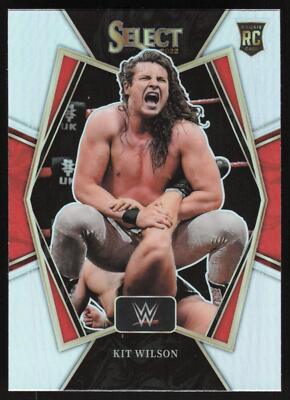 Kit Wilson 2022 Panini Select WWE # 170 RC Premier Level Silver Prizm NXT 2.0
