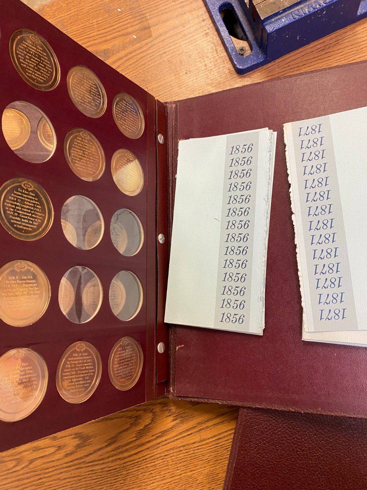 2 Franklin Mint History United States Solid Bronze Medal Coin Sets 162