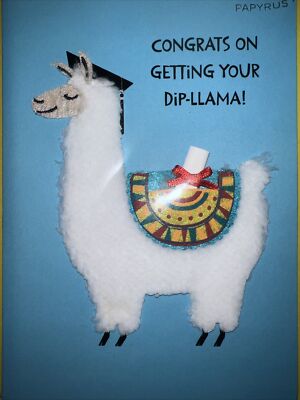 Papyrus 3D Adorable  Graduation  Card