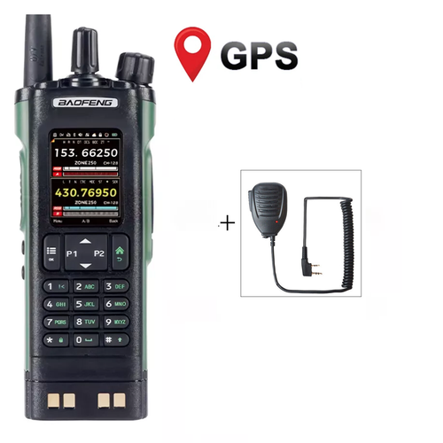 Baofeng DM-32 10W Multi band DMR Digital Walkie Talkie GPS Type-C Two Way Radio - Afbeelding 25 van 33