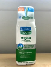 SmartMouth Original Activated Alcohol Free Mouthwash 16 fl OZ Mint Exp 2/29