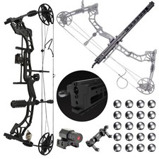 Archery Compound Bow Bow Launcher Set 35-70lbs Alloy Bow Hunting Shooting Target