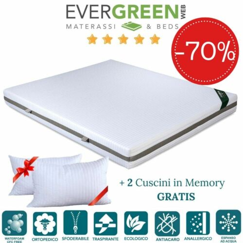 EVERGREENWEB ? Materasso Singolo 85x195 Ergonomico + Cuscino GRATIS ?? - Imagen 40 de 44