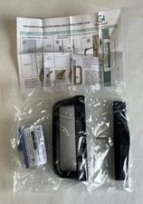 Black Sliding Patio Door Handle Hardware  (LSX) By House Guard Key Lock & Handle