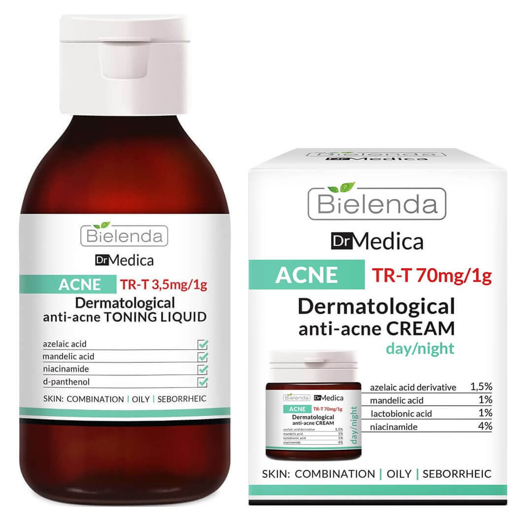 Bielenda Dr Medica Anti Acne Cream & Tonic OILY COMBINATION SKIN