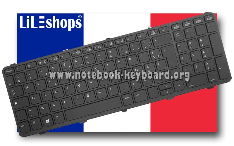 Clavier Français Original Pour HP Probook 450 G0 / 450 G1 / 450 G2 Avec Cadre - Photo 1/1