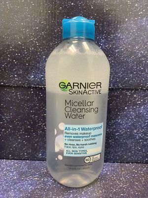 Garnier SkinActive Micellar Cleansing Water All in 1 Removes Waterproof Makeup,