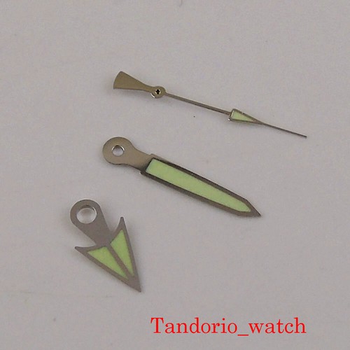 Luminous 28.5mm Watch Dial Hands For NH36A Automatic Movement With Date Window - Picture 11 of 15