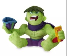 Hulk Plush Disney Marvel Holiday  8  New With Tags 