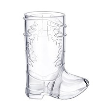 5pcs Mini Cowboy Boot Shot Glasses Plastic Reusable Western Whiskey Glass Cup