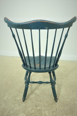 54584EC: Blue Painted Finish Windsor Side Chair | eBay