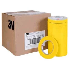 3M 06652 3/4 Inch Yellow Automotive Masking Tape (1 Case)