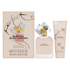 Perfect by Marc Jacobs for Women 2 PC Set 3.4 oz EDP Spray + 2.5 oz Body Lotion