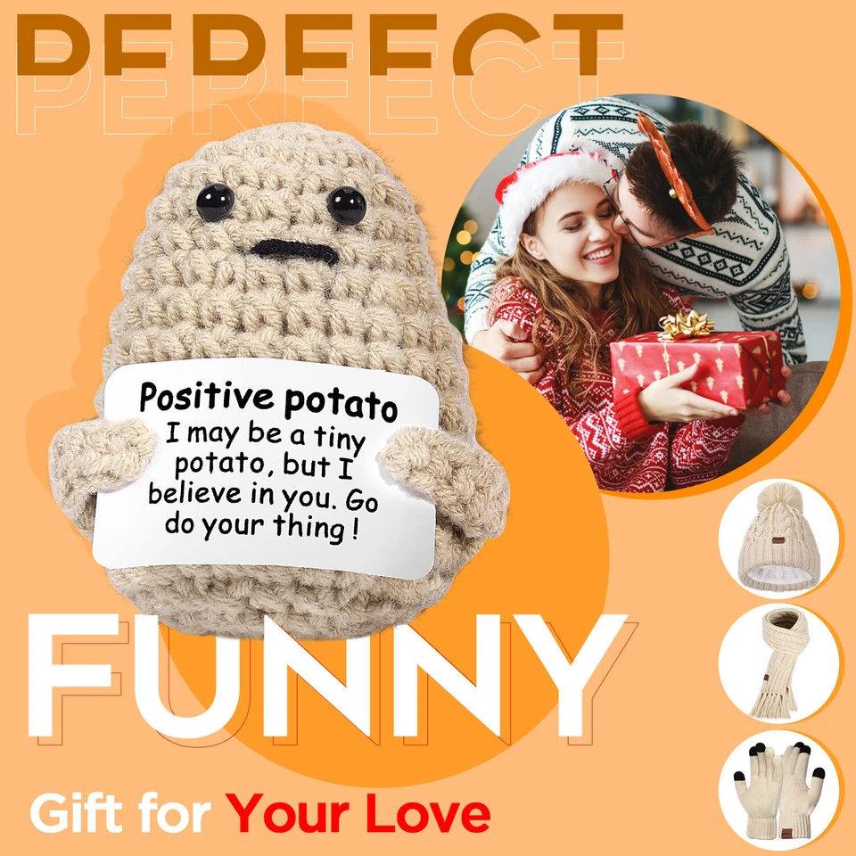 Winter Beanie Hat Scarf Gloves Set for Women Fleece Lined Hat Touchscreen Gloves - Image 4 of 4