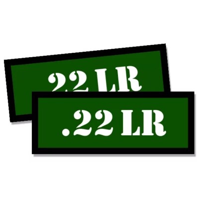 22 LR Ammo Can label Stickers Decal Ammunition (2 pack) | eBay