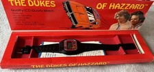 Vintage in Box Dukes of Hazzard LCD Quartz Watch Unisonic FREE PRIORITY SHIP