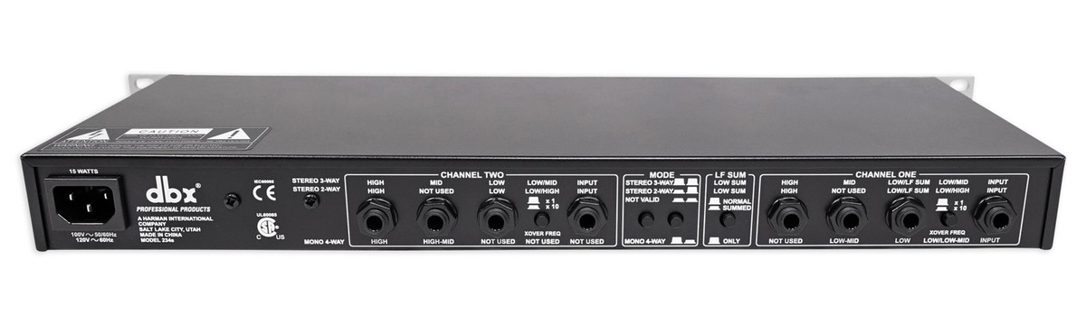 dbx 234s チャンネルデバイダー1Uラックマウント dbx 234s チャンネルデバイダー1Uラックマウント dbx