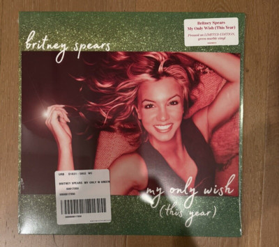 Britney Spears My Only Wish 12  Vinyl Record Urban Outfitters UO Green SEALED
