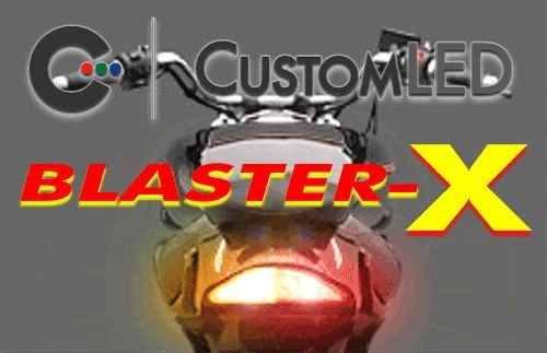 Raider Blaster-X интегрированный задний фонарь программируемый ультраяркий Yamaha прозрачный - Изображение 2 из 4