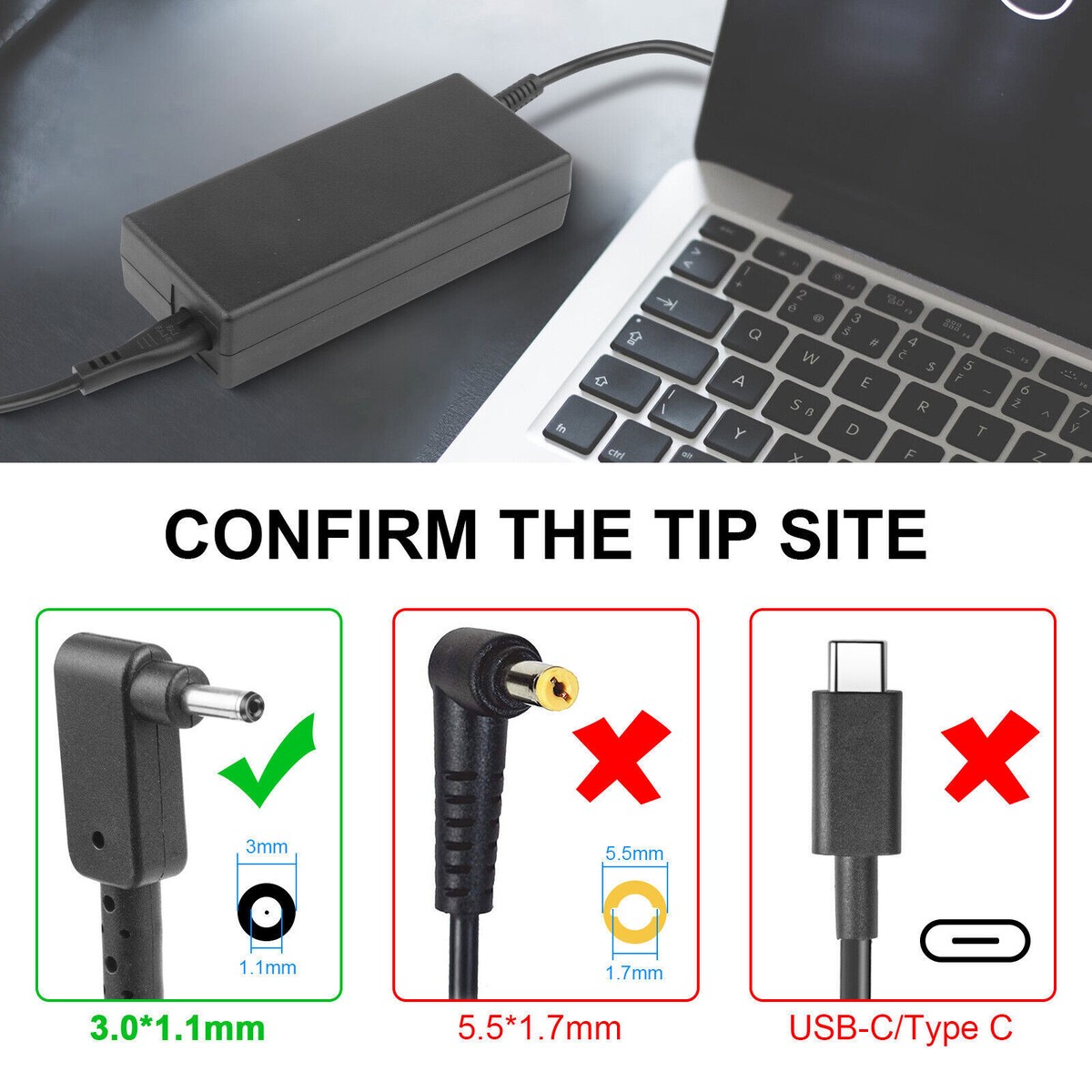 DC IN Power Jack Plug For Acer Chromebook R11 C738T-C7KD - Foto 13