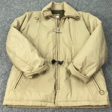VTG Mighty Mac Jacket Mens Size 42 Beige Goose Down Parka Coat Made In USA