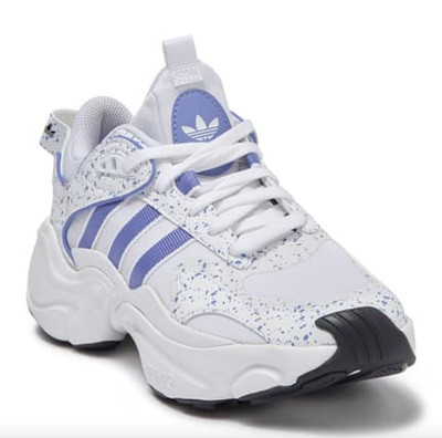 Adidas Magmur Runner White Blue Running Shoes For Women Size 9.5 | eBay