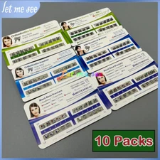 10Packs Dental Orthodontic Metal Brackets Braces Mini/Standard MBT/Roth 022 Hook