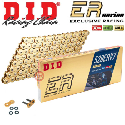 KETTE DID 520 ERV 7 ERV7 120 GLIEDER SCHRITT 520 MOTO GP SS SBK RACING STRECKENEINSATZ