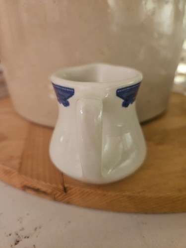 Vintage, Shenango China, Restaurant Ware Creamer, BLUE DESIGN, 3inch, C R-33 - Picture 2 of 7