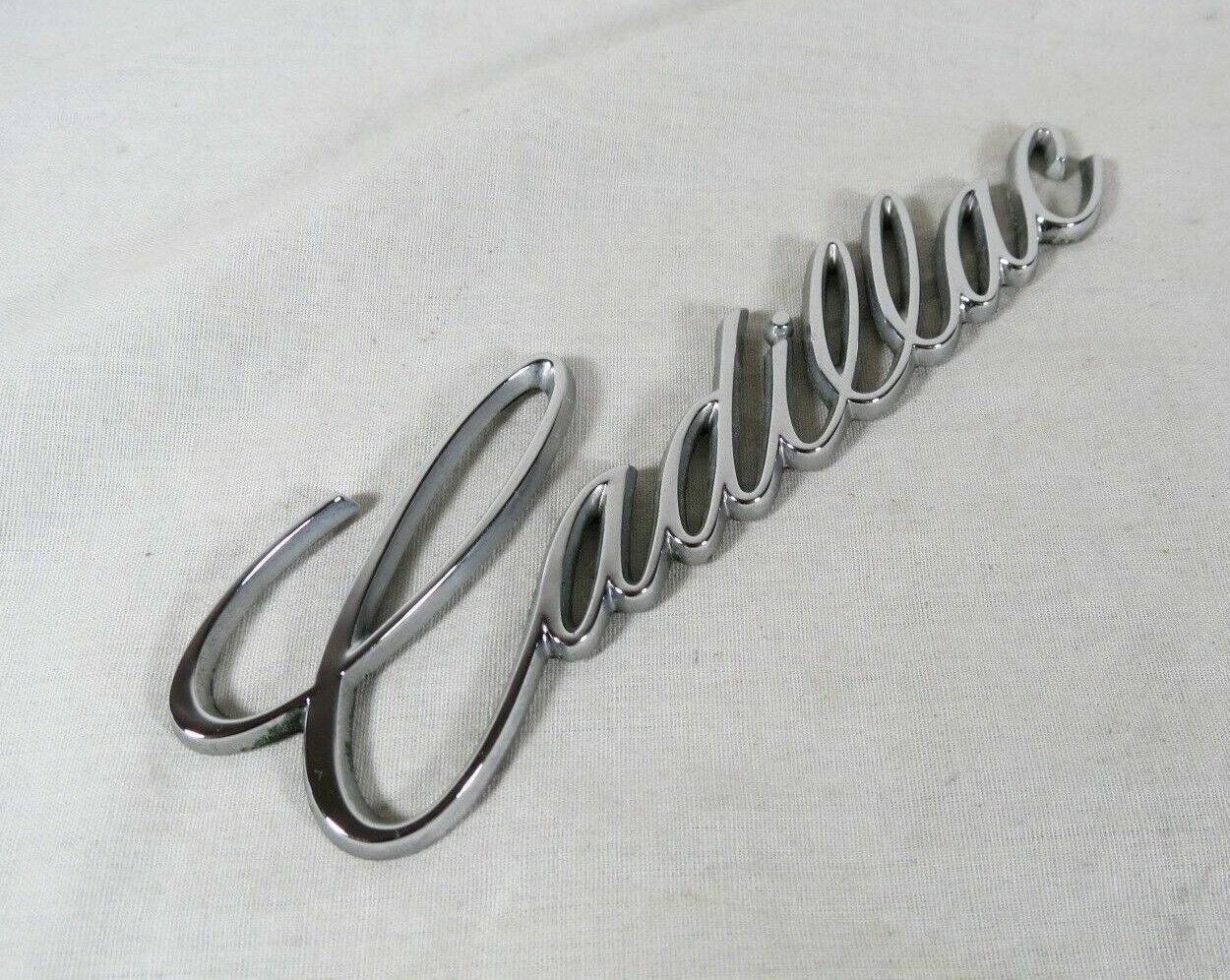 1994-2005 Cadillac Deville Emblem For Rear Trunk Chrome Badge Nameplate Logo