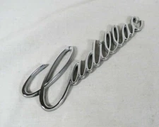 1994-2005 Cadillac Deville Emblem For Rear Trunk Chrome Badge Nameplate Logo