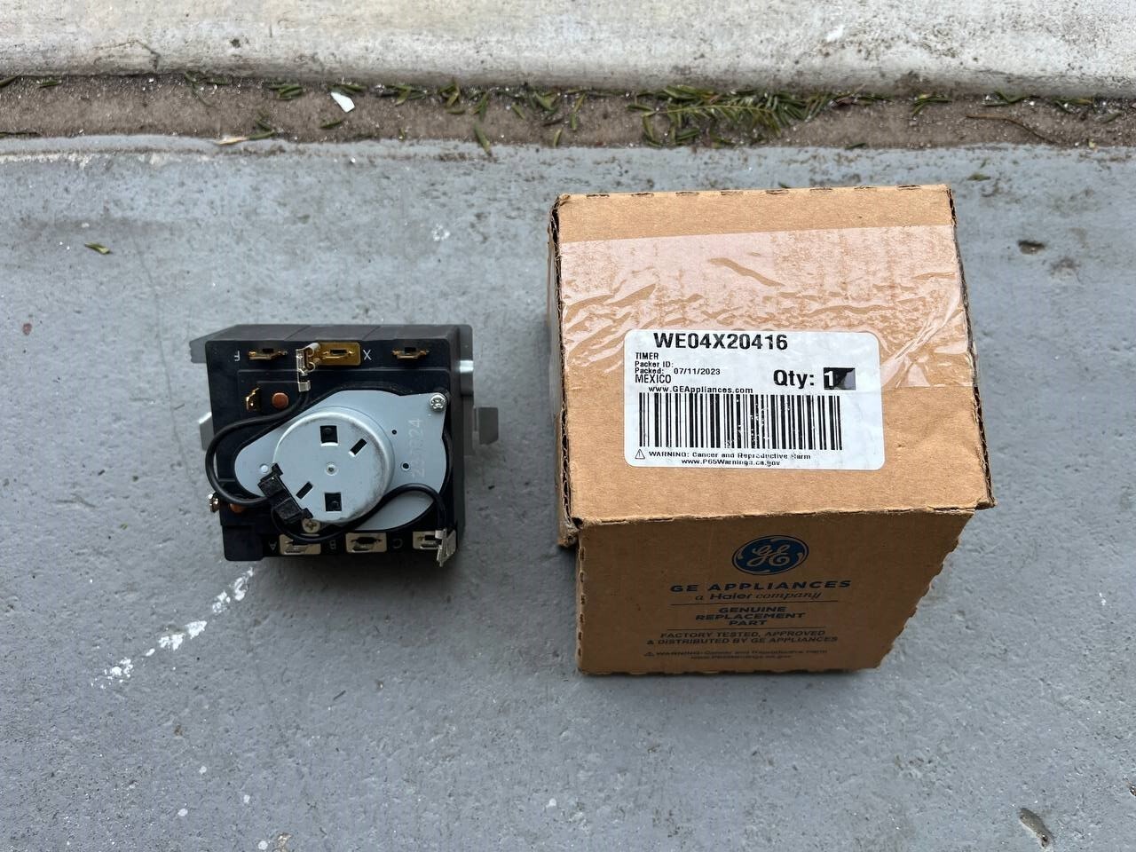 GE Appliances WE04X20416 Dryer Timer