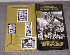 THE HOUSE OF WHIPCORD orig 1974 EXPLOITATION pressbook PETER WALKER/SHELIA KEITH