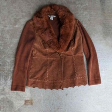 Nygard Suede Sweater Jacket Medium