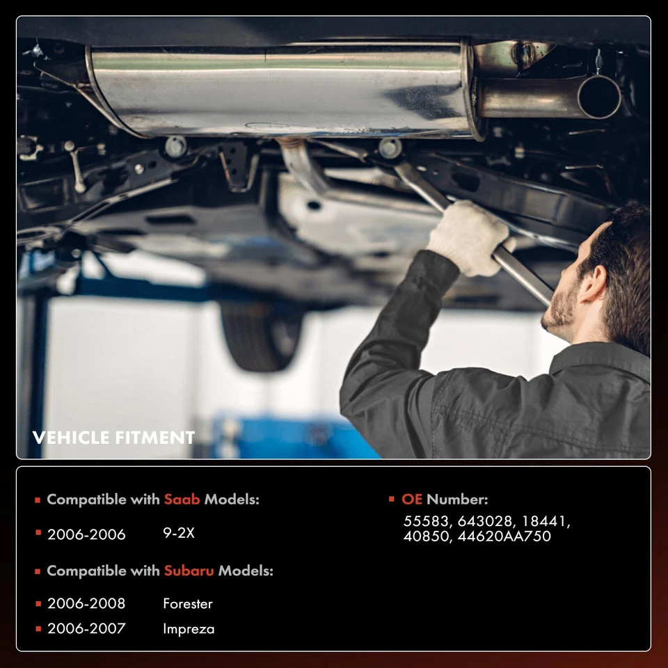 Задний каталитический конвертер для Subaru Forester 2006-2008 Impreza 2006-2007 H4 2,5 л - Изображение 2 из 4