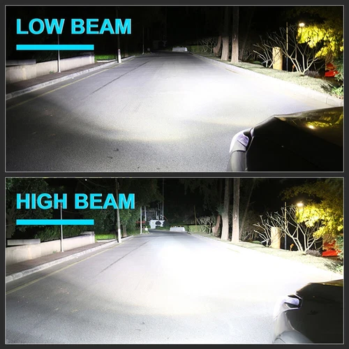 2x 9007/HB5 LED Headlight Bulbs Kit 6500K White High Low Beam Light Super Bright - Picture 8 of 14