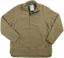 NIKE heavy Retro Fleece Pullover Jacket- NEW- 110 loose fit sherpa Fleece x Yoga