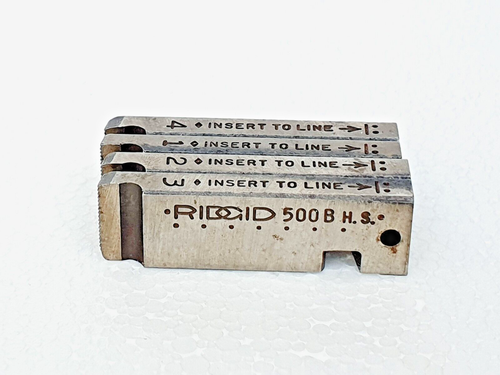 RIDGID 500B Bolt Dies 1/4"-28 NF RH High Speed Chasers For 500B Machine Die Head - Picture 1 of 5