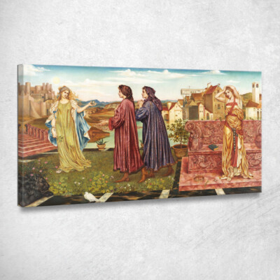 Il Giardino Delle Opportunità Evelyn De Morgan, emg39 quadro stampato su tela