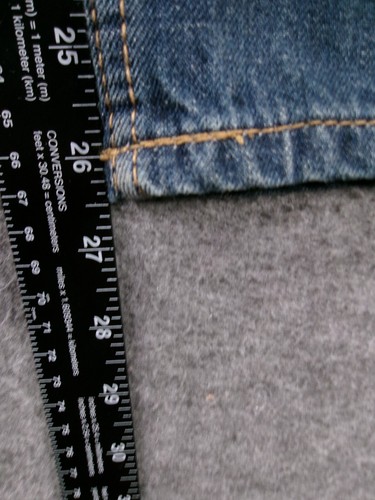 Levis 550 Jean Youth 10 Husky Blue Relaxed Fit Causal Light Wash Tag 30X26 - Picture 6 of 18