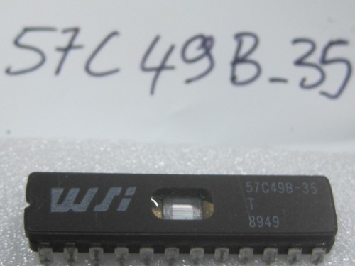 1pcs 57c49b-35 64kbit (8k x8bit) cmos 3state uv prom - Picture 2 of 2