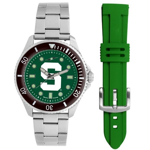 Sun Time Men's Licensed Collegiate Contender Watch Gift Set (Pick Your Team) - Picture 106 of 210