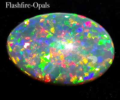 27,9ct.!! INVESTMENT GEM WELO OPAL BRILL 5  ROT/GOLD-GRÜN  VIDEO FLASHFIRE-OPALS