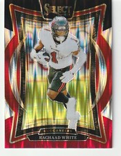 2024 Panini Select #88 Rachaad White Black & Red Prizm Shock