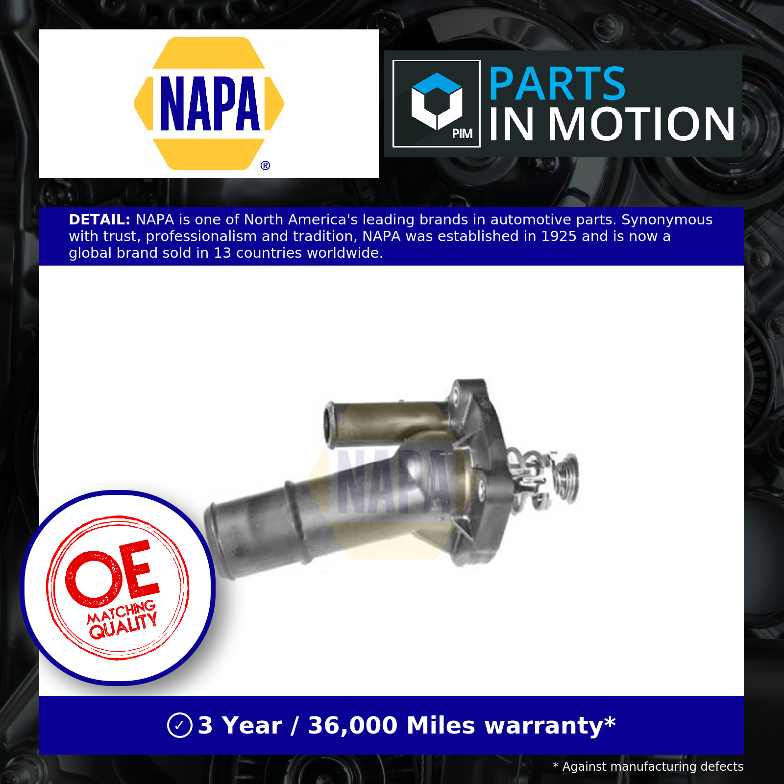 Coolant Thermostat fits VOLVO S40 Mk2 1.8 2.0 04 to 12 NAPA 30711785 31316344 - Image 15