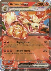 Arcanine ex 032/198 Scarlet & Violet Base Set