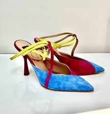 Cinturino alla caviglia ISLO Isabella Lorusso multicolore scamosciato a punta EU 38 Italia