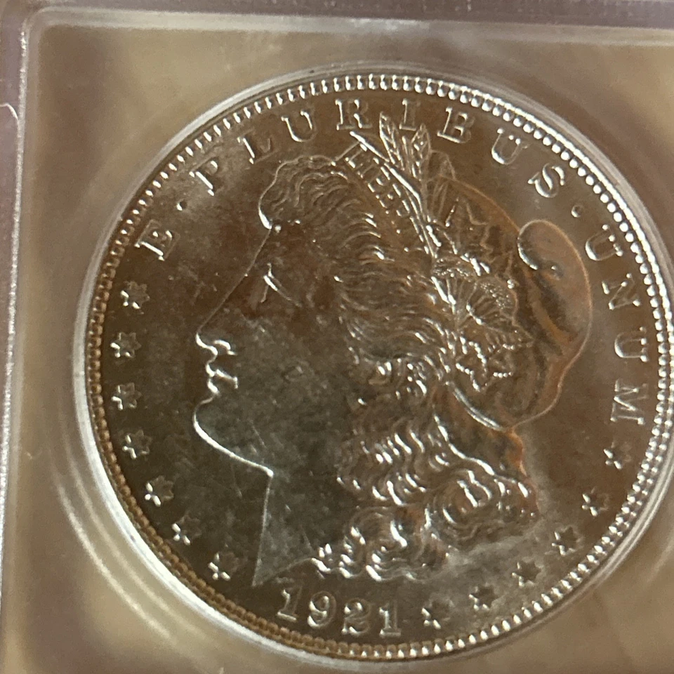 1921-D Morgan Silver Dollar Slabbed - Image 3 of 4
