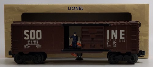 Coche de carga operativo Lionel 6-29888 calibre O PWC línea Soo #3494-625 LN/caja | Condition: Used